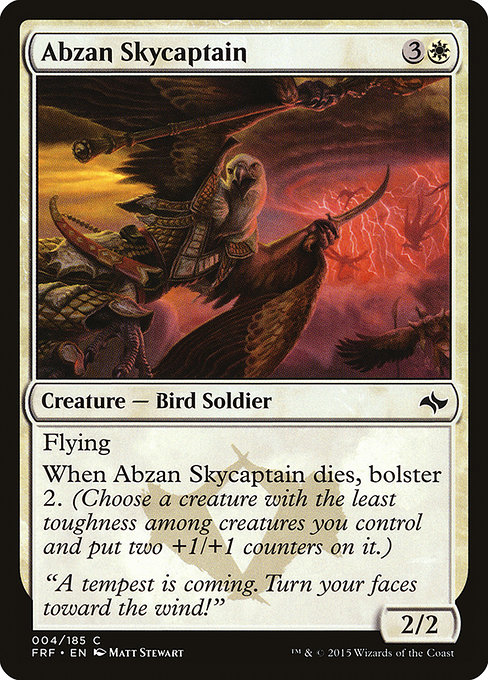 Abzan Skycaptain - Fate Reforged Common Card