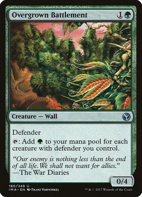 Overgrown Battlement - Iconic Masters Uncommon Card