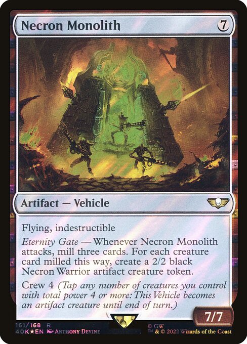 Necron Monolith - Warhammer 40,000 Commander Rare Card