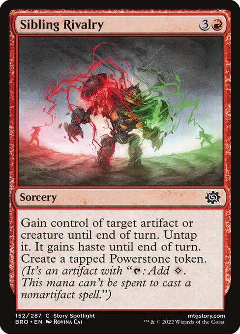 Sibling Rivalry - The Brothers' War Common Card