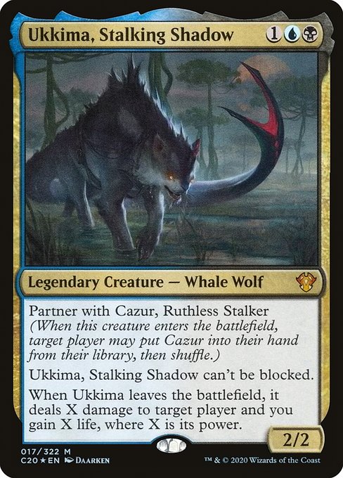 Ukkima, Stalking Shadow - Commander 2020 Mythic Card