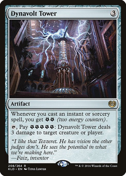 Dynavolt Tower - Kaladesh Rare Card