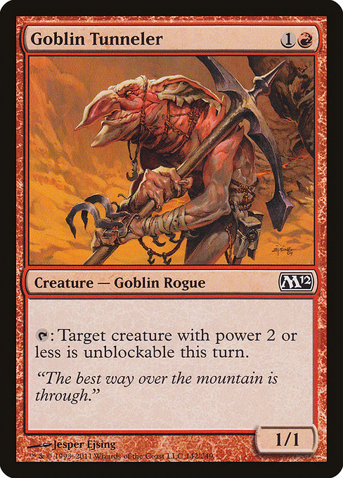 Goblin Tunneler - Magic 2012 Common Card