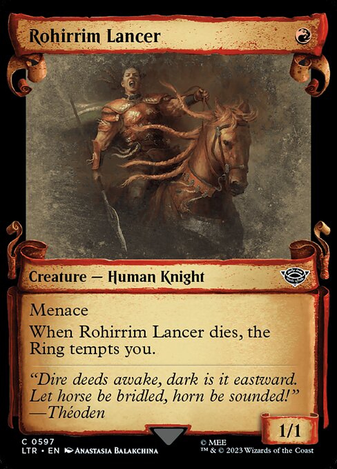 Rohirrim Lancer - The Lord of the Rings: Tales of Middle-earth Common Card