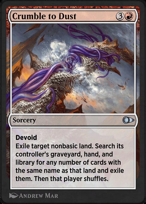 Crumble to Dust - Pioneer Masters Uncommon Card