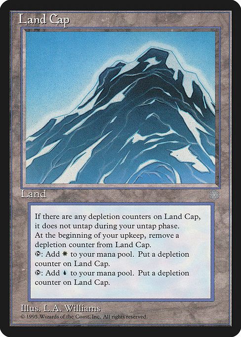 Land Cap - Ice Age Rare Card