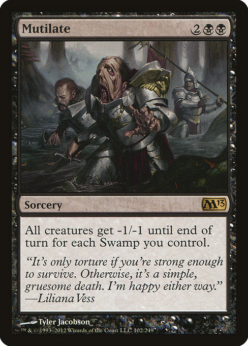 Mutilate - Magic 2013 Rare Card