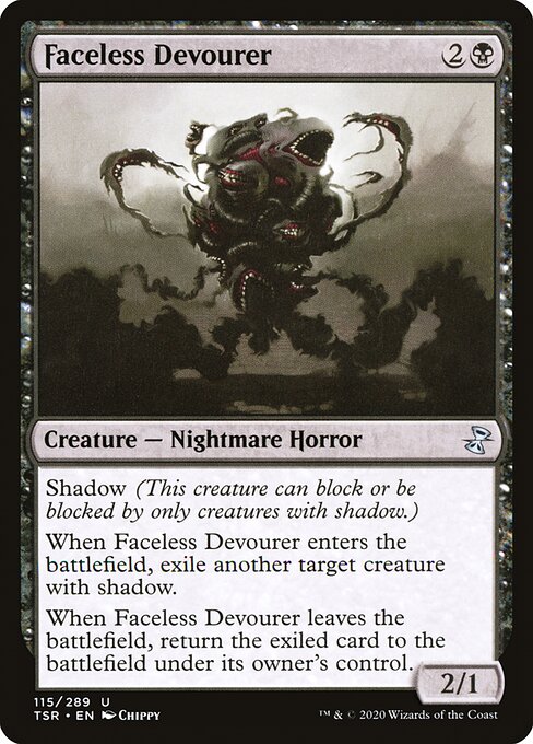 Faceless Devourer - Time Spiral Remastered Uncommon Card