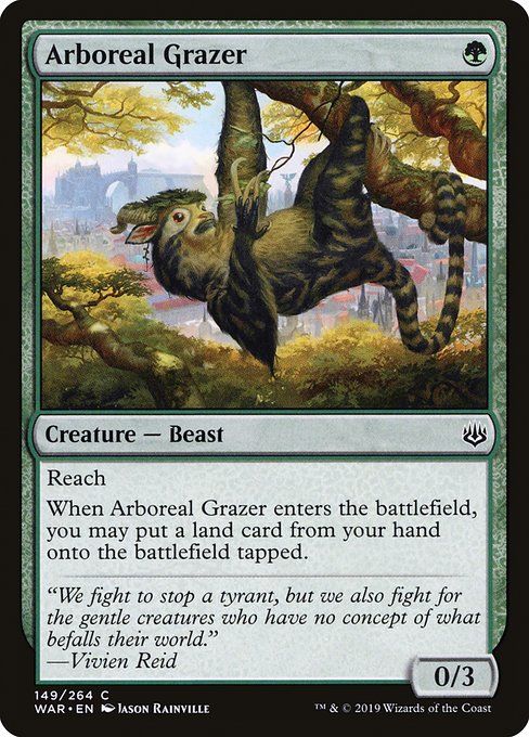 Arboreal Grazer - War of the Spark Common Card