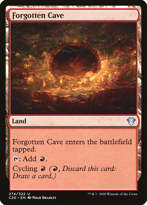 Forgotten Cave - Commander 2020 Uncommon Card