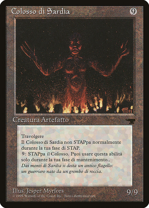 Colossus of Sardia - Rinascimento Uncommon Card