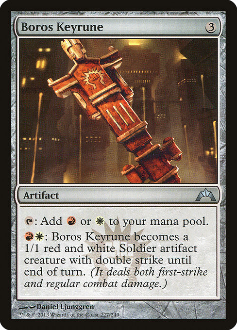 Boros Keyrune - Gatecrash Uncommon Card