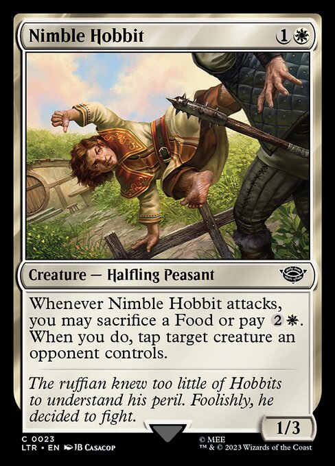 Nimble Hobbit - The Lord of the Rings: Tales of Middle-earth Common Card