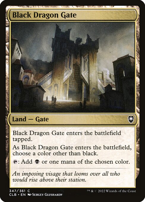 Black Dragon Gate - Commander Legends: Battle for Baldur's Gate Common Card