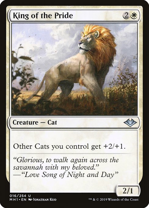 King of the Pride - Modern Horizons Uncommon Card