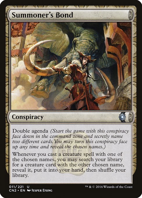 Summoner's Bond - Conspiracy: Take the Crown Uncommon Card