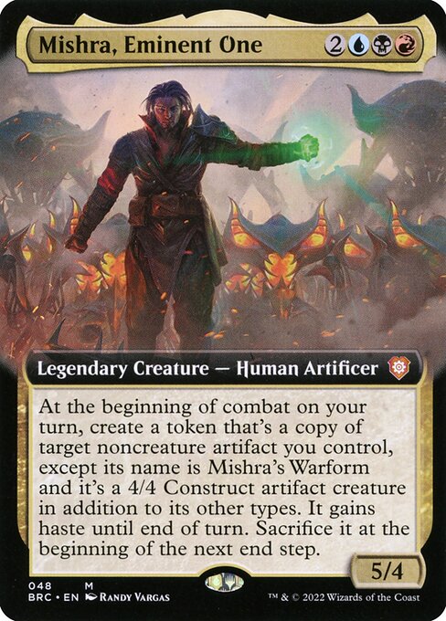 Mishra, Eminent One - The Brothers' War Commander Mythic Card
