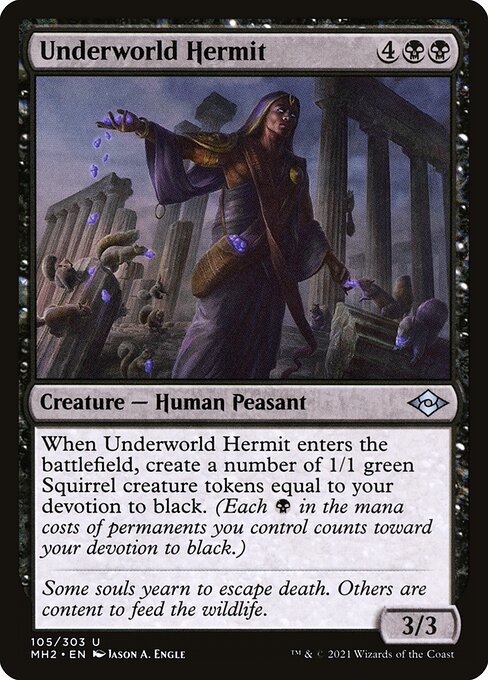 Underworld Hermit - Modern Horizons 2 Uncommon Card