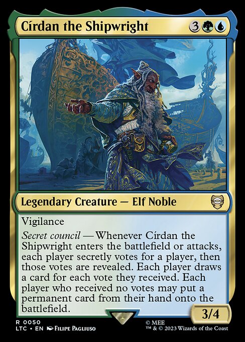 Círdan the Shipwright - Tales of Middle-earth Commander Rare Card