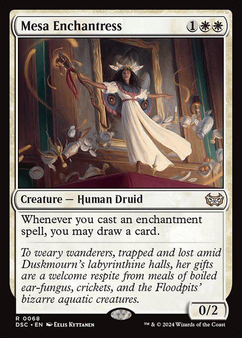 Mesa Enchantress - Duskmourn: House of Horror Commander Rare Card