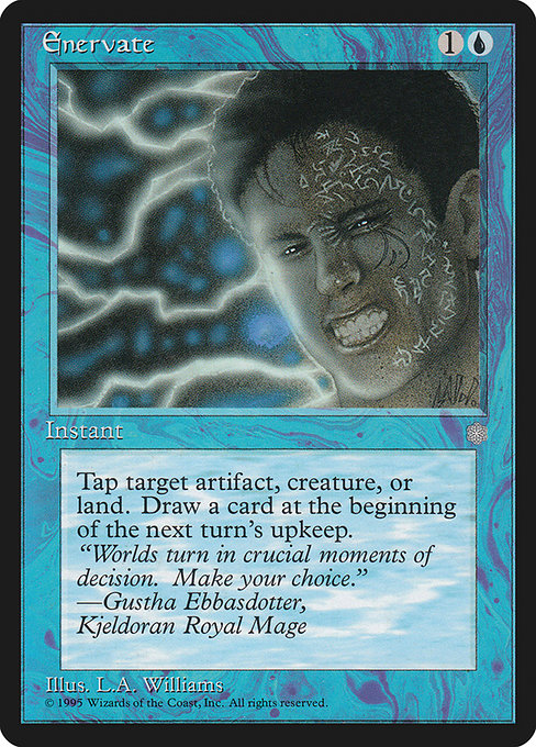 Enervate - Ice Age Common Card