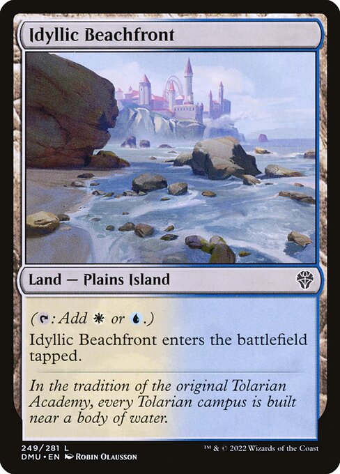 Idyllic Beachfront - Dominaria United Common Card
