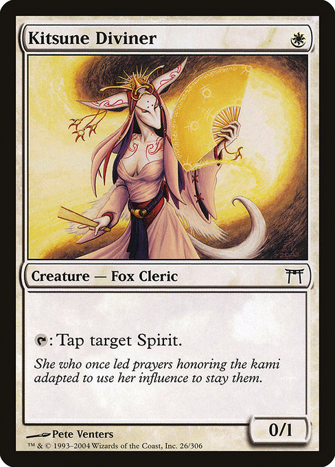 Kitsune Diviner - Champions of Kamigawa Common Card