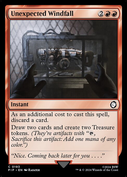 Unexpected Windfall - Fallout Common Card