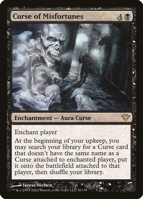 Curse of Misfortunes - Dark Ascension Rare Card