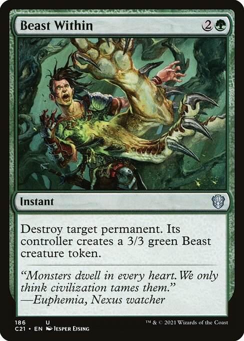 Beast Within - Commander 2021 Uncommon Card