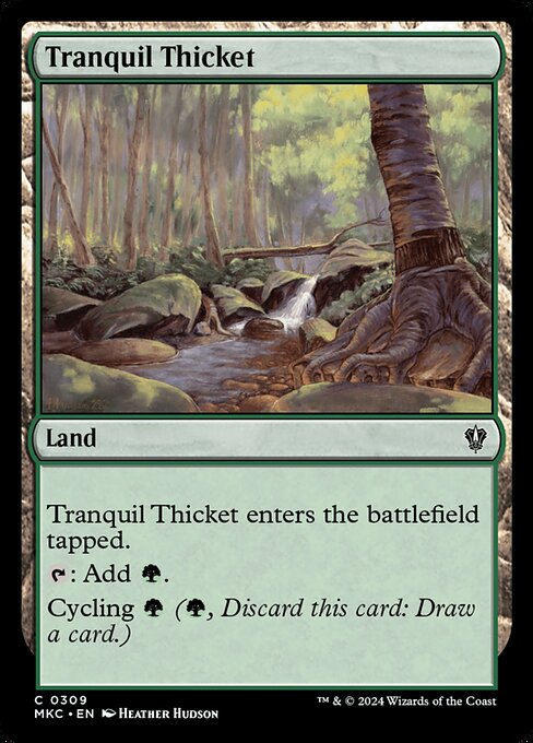 Tranquil Thicket - Murders at Karlov Manor Commander Common Card