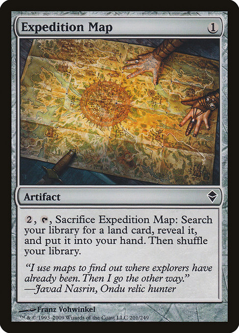 Expedition Map - Zendikar Common Card