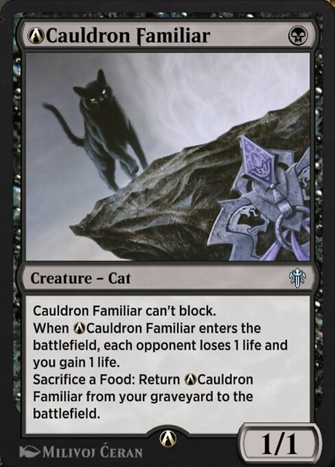 A-Cauldron Familiar - Throne of Eldraine Uncommon Card