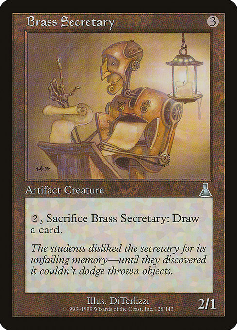 Brass Secretary - Urza's Destiny Uncommon Card