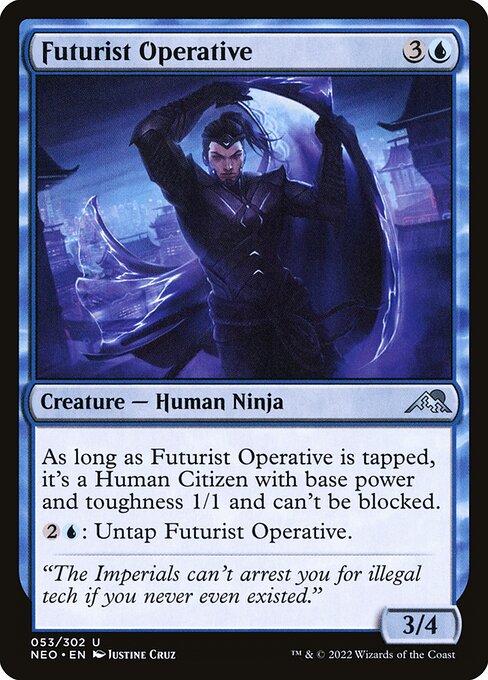 Futurist Operative - Kamigawa: Neon Dynasty Uncommon Card