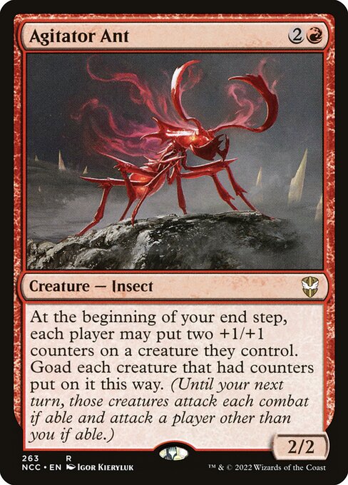 Agitator Ant - New Capenna Commander Rare Card