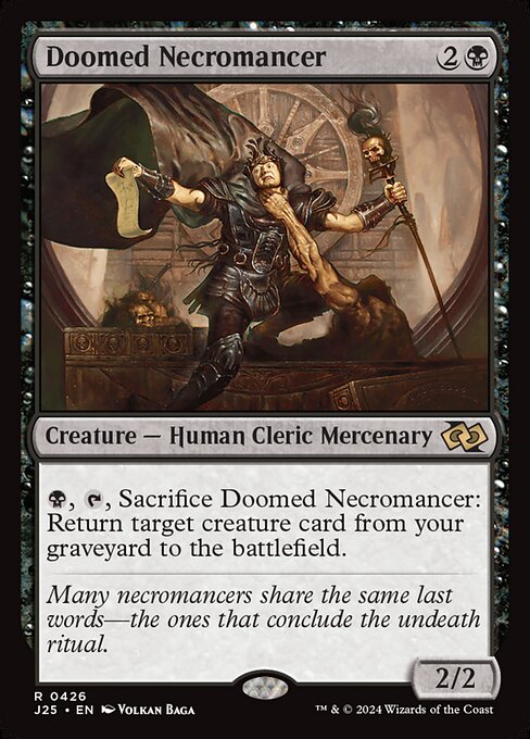 Doomed Necromancer - Foundations Jumpstart Rare Card