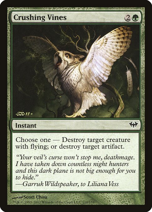 Crushing Vines - Dark Ascension Common Card