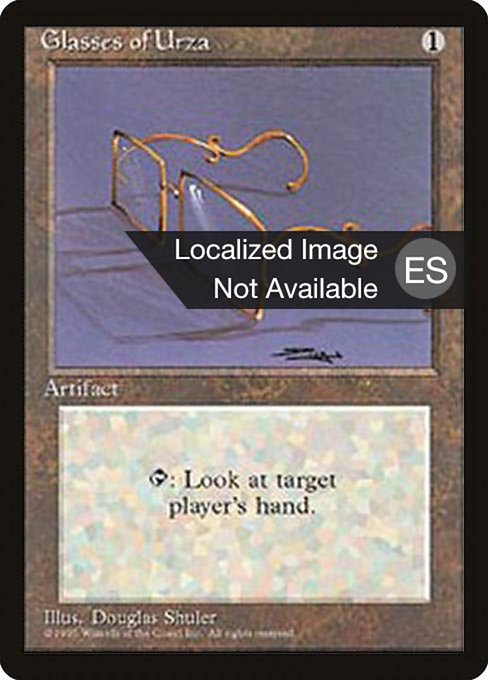 Glasses of Urza - Fourth Edition Foreign Black Border Uncommon Card