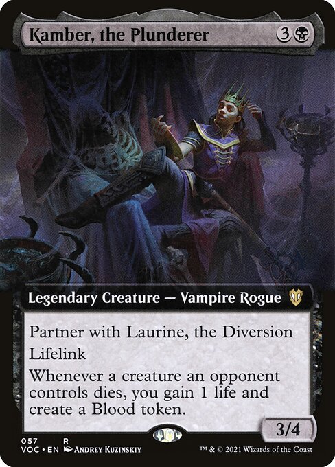 Kamber, the Plunderer - Crimson Vow Commander Rare Card