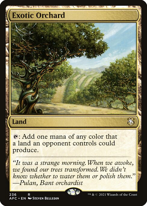 Exotic Orchard - Forgotten Realms Commander Rare Card
