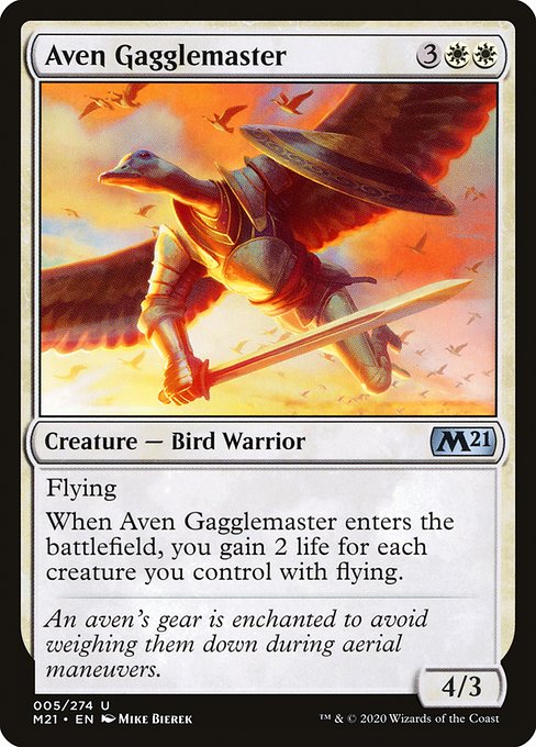 Aven Gagglemaster - Core Set 2021 Uncommon Card