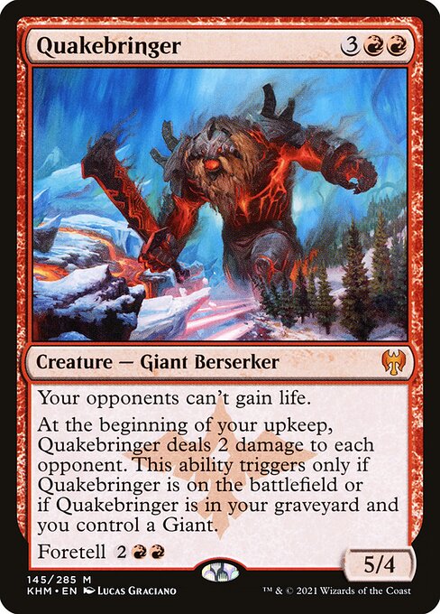 Quakebringer - Kaldheim Mythic Card