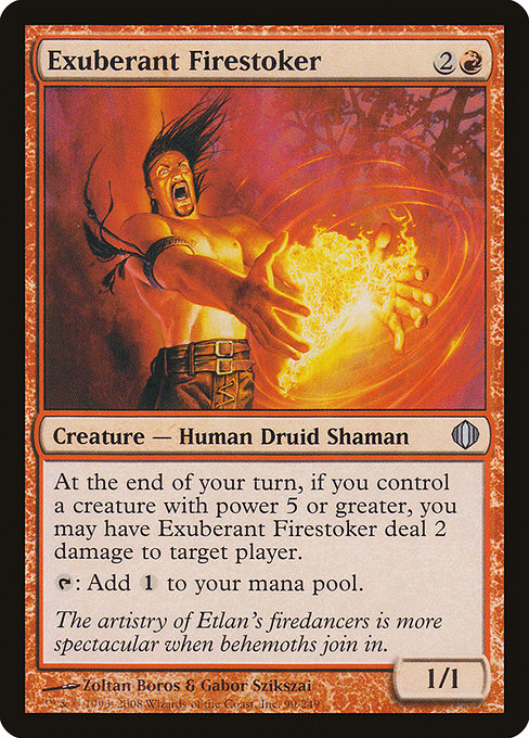 Exuberant Firestoker - Shards of Alara Uncommon Card