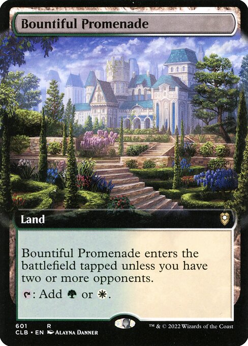 Bountiful Promenade - Commander Legends: Battle for Baldur's Gate Rare Card