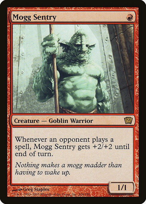 Mogg Sentry - Ninth Edition Rare Card