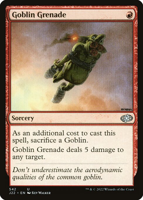 Goblin Grenade - Jumpstart 2022 Uncommon Card
