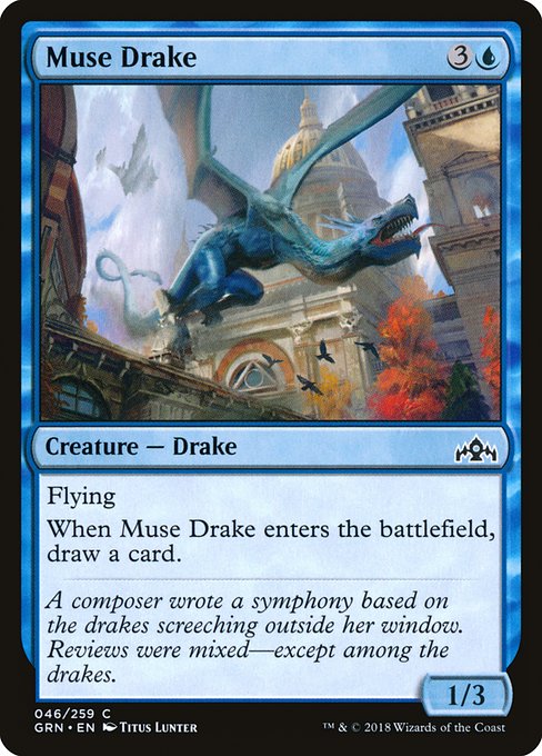 Muse Drake - Guilds of Ravnica Common Card