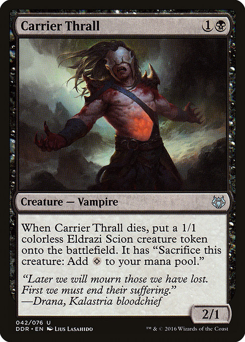 Carrier Thrall - Duel Decks: Nissa vs. Ob Nixilis Uncommon Card