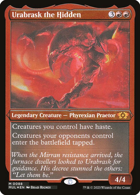 Urabrask the Hidden - Multiverse Legends Mythic Card